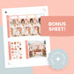 Boho Celebration Premium Printable Sticker Kit