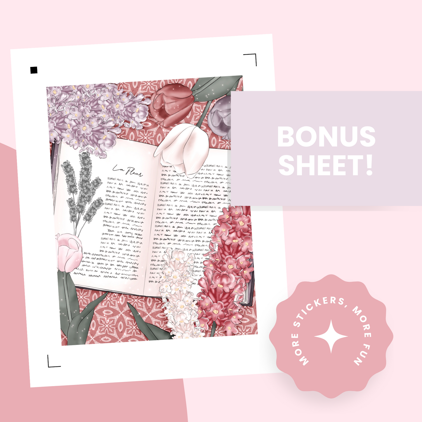 Fleur Premium Printable Sticker Kit