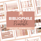 Bibliophile Premium Printable Sticker Kit