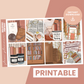 Bibliophile Premium Printable Sticker Kit