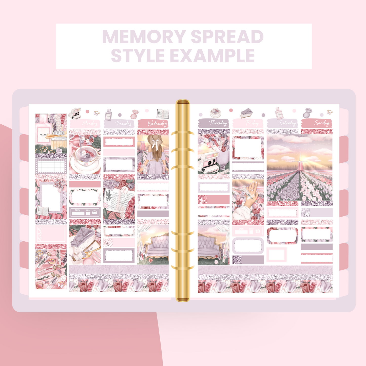 Fleur Premium Printable Sticker Kit