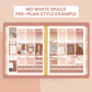 Bibliophile Premium Printable Sticker Kit