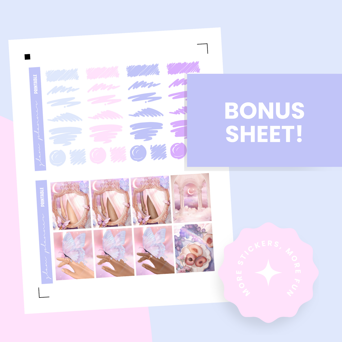 Aura Premium Printable Sticker Kit